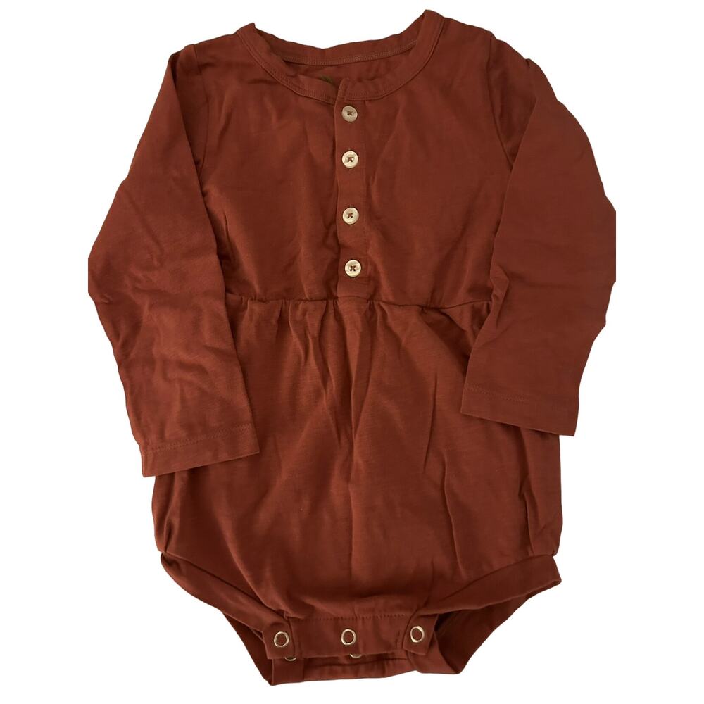 Kate Quinn Shirt Button Up Long Sleeve Onesie size 2t